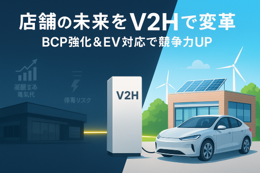 カーボンニュートラルに向け注目！電気自動車（EV) から家へ給電できるV2L とV2H その違いとは？