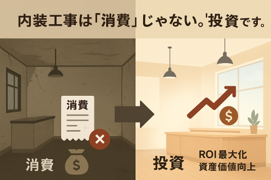 内装工事の投資対効果