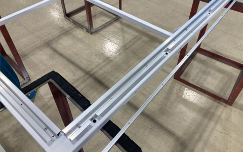 シートクランプ取付の様子2