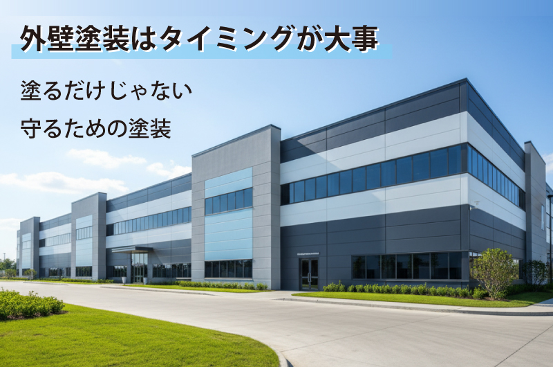 工場・倉庫の外壁塗装 時期