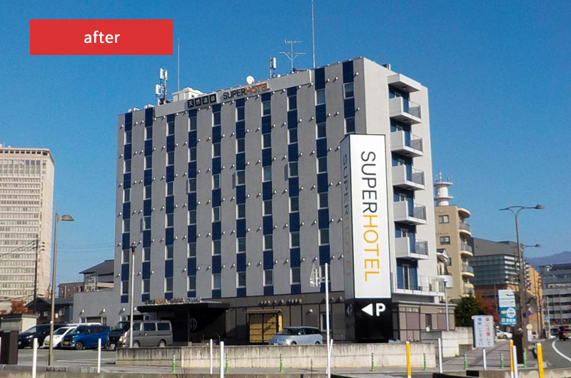 スーパーホテル看板リブランド工事実績写真03